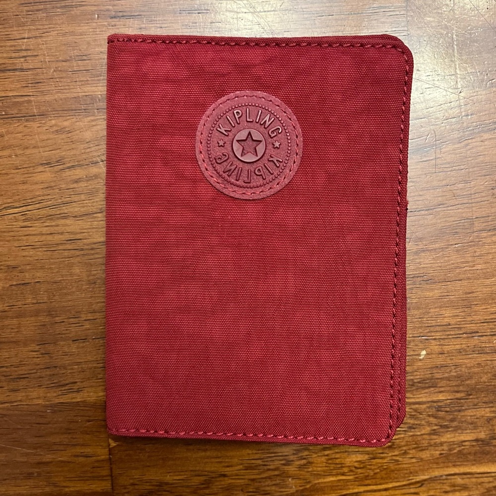 Kipling passport holder - Red